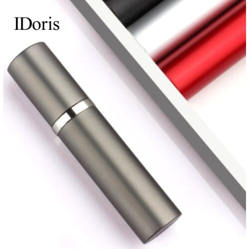 IDoris 5ML Empty Glass Refillable Pocket Portable Trave Small Mini Perfume Packaging Mist Spray Bottle Dispenser Atomizer Women