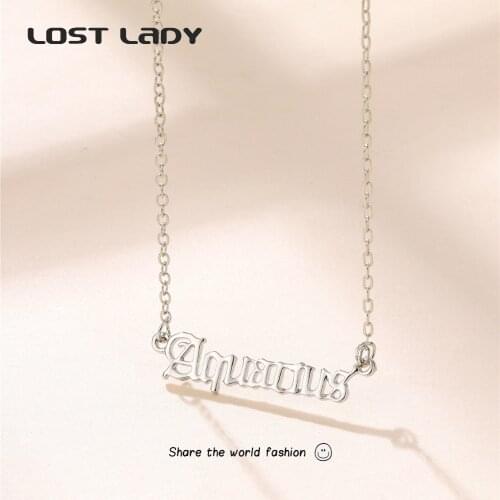 Женские кулоны знаки зодиака Lost lady China At AliExpress