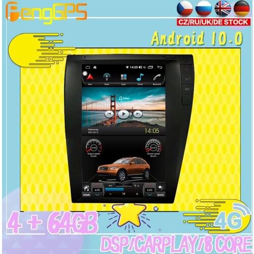 128G Android10 PX6 DSP For Lexus ES V4 ES200 ES250 Car DVD GPS Navigation Auto Radio Video Stereo Carplay Multifunction HeadUnit