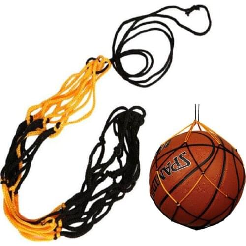 Nylon Net Bag Ball Carry Mesh Volleyball Basketball Football For soccer ball basketball volleyball football or any balls A301030