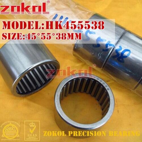 ZOKOL bearing HK455538 Needle Roller Bearing 45*55*38mm