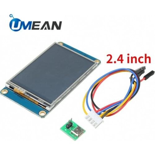Nextion HMI 2.4" TFT 320x240 resistive Lcd touch screen Intelligent Display Module NX3224T024 for Arduino