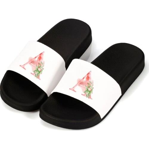 Sandals For Women 2021 Custom Combination Letters A B C Women Slippers Indoor Women Shoes House Flip Flops Female Bathroom Slide