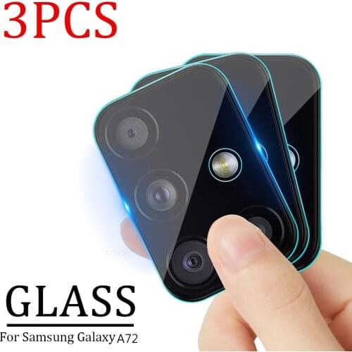3PCS Camera Lens Protective Glass For Samsung Galaxy A22 A82 A72 A52 A32 A42 A12 A51 A71 Screen Protector Glass Lens Cover Case