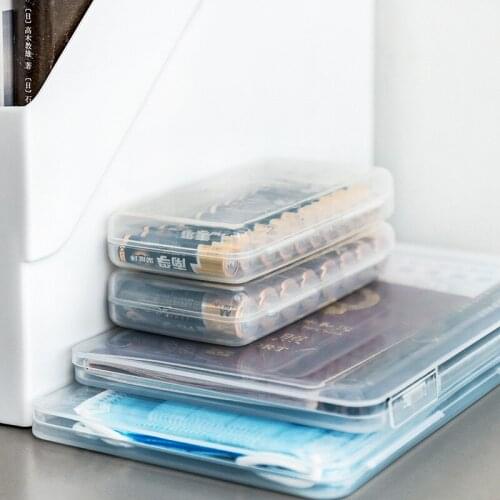 Hard Plastic Batetry Storage Box Case Holder ForRechargeable Battery Protection Container Box Case With Clips Batetry Storage