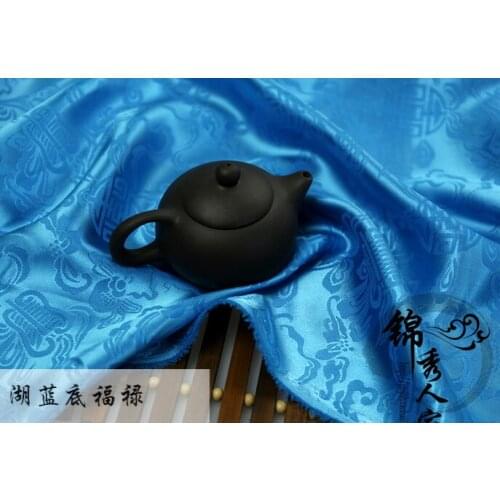 013 DIY Garment Sewing Supplies & Fabrics Longwen cloth antique jacquard silk satin super soft kungfu Han suit Tang suit