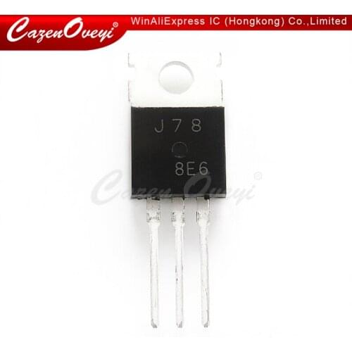 10pcs/lot =5paris (5pcs 2SJ78 + 5pcs 2SK215 ) TO-220 J78 K215 TO220 In Stock