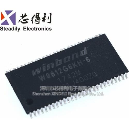 10pcs/lot Brand New & Original W9812G6KH-6 TSOP(II)-54 128mbit RAM Memory