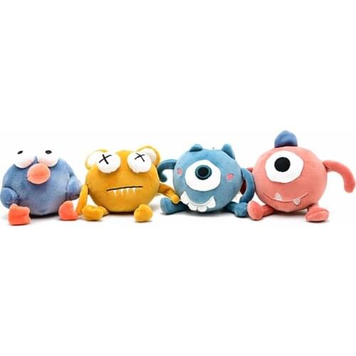 10CM New Fragrance Big Eye Strange Plush Doll Keychain Pendant Catch Machine Toy Doll Children Christmas Gift