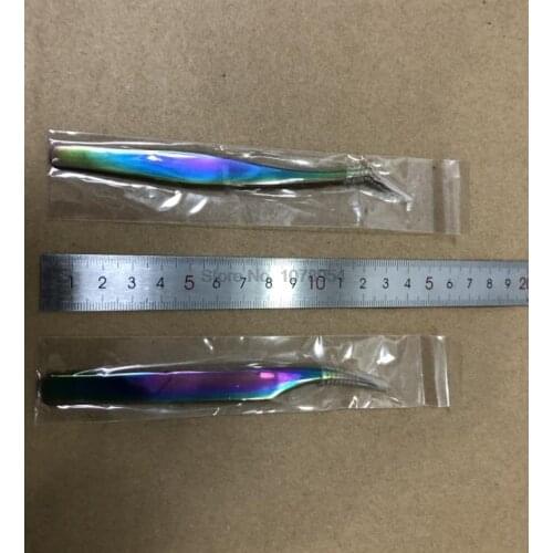 100pcs Dolphin Tweezer Gold Feather Tweezer For Eyelash Extension general quality