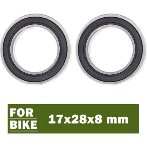 17288-2RS Bearing 17*28*8 mm ( 2 PC ) 17288 RS Bicycle Hub Front Rear Hubs Wheel 17 28 8 Ball Bearings
