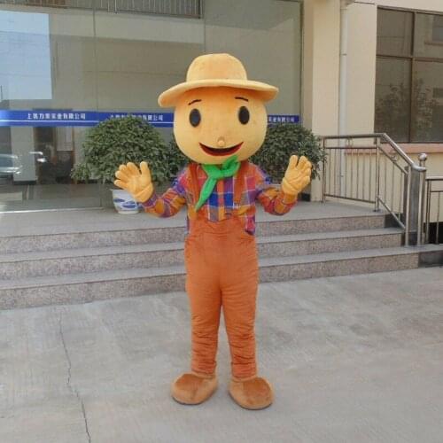 2019 Scarecrow Mascot Bogy Parade Cartoon Costume Performance Props Adult Outfit Event Unisex Cartoon Apparel Cosplay Halloween