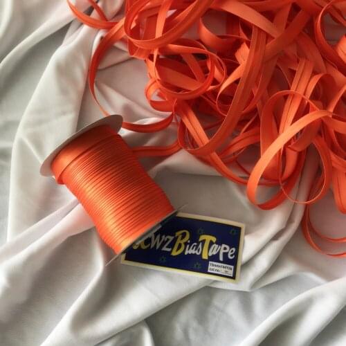 25yards/roll Polyester 5/8"(15mm) Satin Bias Tape Bias Binding Solid Color For DIY Garment Sewing And Trimming