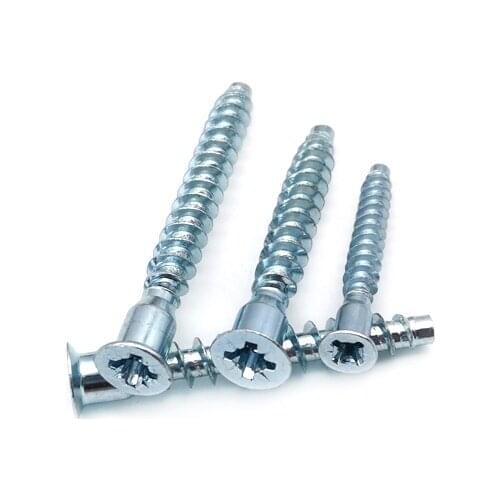 29pcs M7 kitchen cabinet screws bolts Phillips furniture self-tapping screw countersunk hex socket self-attack nail zinc plating