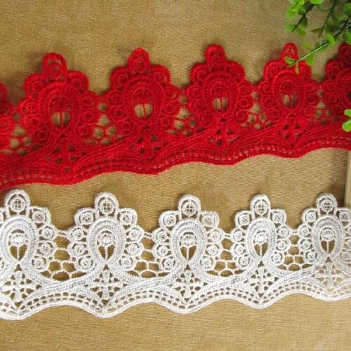 3 Yard/lot Water soluble lace fabric bride hair decoration diy lace trim wedding dress clothing accessories
