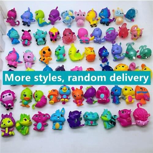 30/50pcs/lot Cute Cartoon Mini Dolls Hatching Figures Toys Models Randomly Sending Pvc Action Figures Pet Shop Toys For Kids