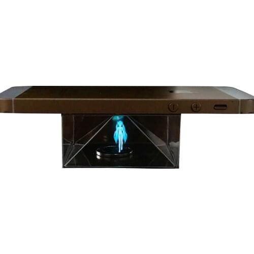 3D Hologram Display Type Indoor Application Projector Pyramid Hologram Display Pyramid Projector Luxury Showcase DIY Toy