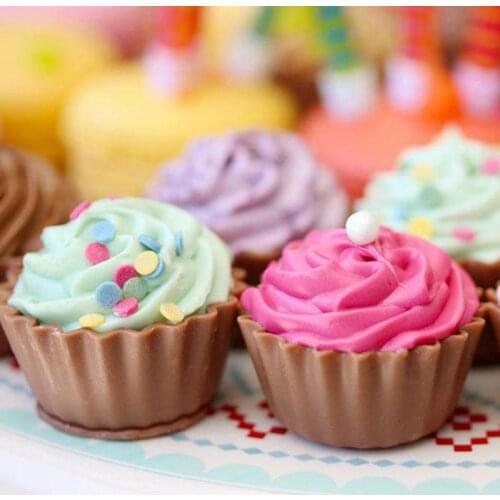 8Pcs/Set Silicone DIY Kitchen Accessories Icing Piping Cream Pastry Bag 6 Stainless Steel Nozzle Set Cake Decorating Tips Set