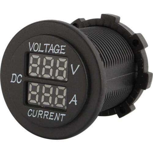 Car Motorcycle DC 12-24V Dual LED Digital Voltmeter Ammeter Amp Volt Meter Guage