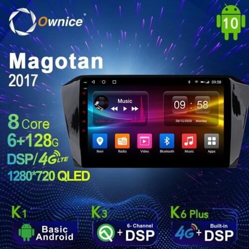 Ownice 6G+128G Android 10.0 Car Multimedia Radio Player for Volkswagen Magotan 2017 Auto video Head Unit 4G LTE Support SPDIF