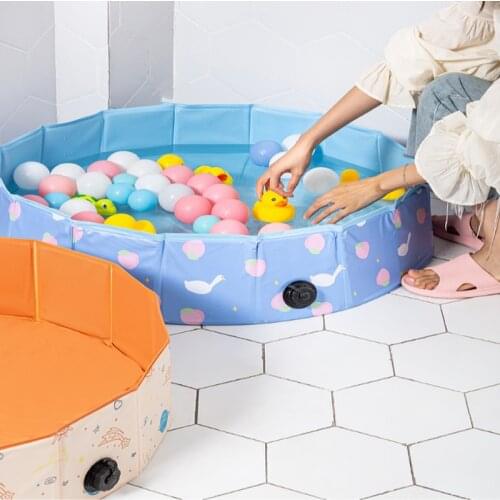 80cm Ball Pool Infant Children Play Game Tents Pits Playpen Pool Washable Toy Ball Fence Ocean Ball Folding Without Foldabl