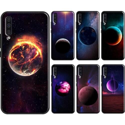 Sky Space planet Cover For Samsung Galaxy A52 A12 A32 A72 A10 A40 A50 A70 A21S A20e A11 A31 A41 A51 A71 Case
