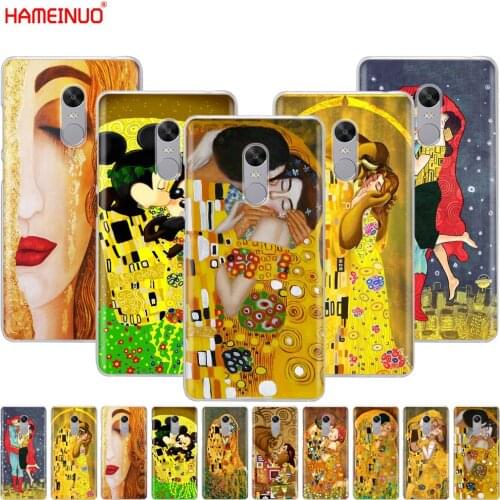 The kiss Gustav Klimt Painting Cover phone Case for Xiaomi redmi 5 4 1 1s 2 3 3s pro PLUS redmi note 4 4X 4A 5A