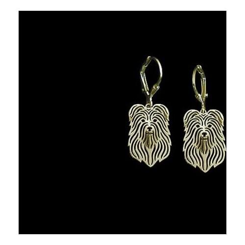 HOT selling cute animal Pyrenean Shepherd Earrings Pet Dog Earrings for women girls Christmas gift jewelry