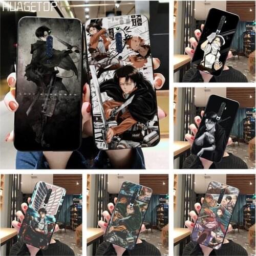 HUAGETOP Levi Ackerman Attack on Titan Soft Phone Cover For Oppo A5 A9 2020 Reno2 z Renoace 3pro A73S A71 F11