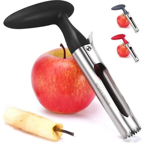 Premium Apple Corer Tool,Sturdy Apple Remover with Sharp Serrated Tips,Stainless Steel Corers for Apple and Pear