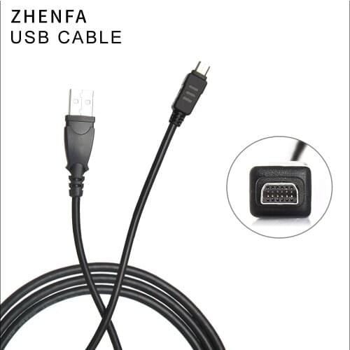 Zhenfa CB-USB5 CB-USB6 USB Data Cord Cable For Olympus Camera E-P1 E-P2 E-PL1 E-PL2 E-PL5 SP-320 SP-310 TG-810 TG-610 TG-310
