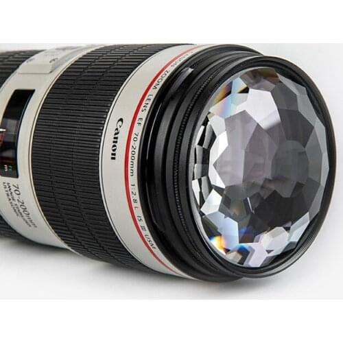 Kaleidoscope Camera Lens Filter Photography Accessories Prism Film Camera Nd UV Variable Object Filter 52 55 58 62 67 72 77 82mm