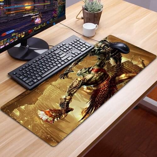 God of War XL Mousepad Gaming Accessories 90X30 Mouse Pad Gamer Mouse Mats Tapis De Souris Mausepad 30X60 Tappetino Mouse 25x29