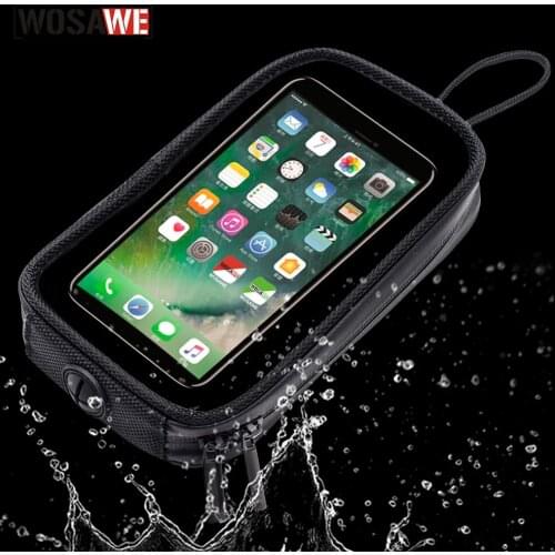 Magnetic Motorcycle Tank Bag Waterproof Motorbike Saddle Bag Single Shoulder Bag Backpack Luggage Phone Case For IPhone Xiaomi