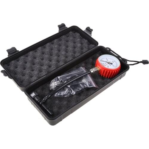 M4YC Motorcycle Car Fuel Pressure Gauge Car Gasoline Pressure Gauge Meter Tester Tool