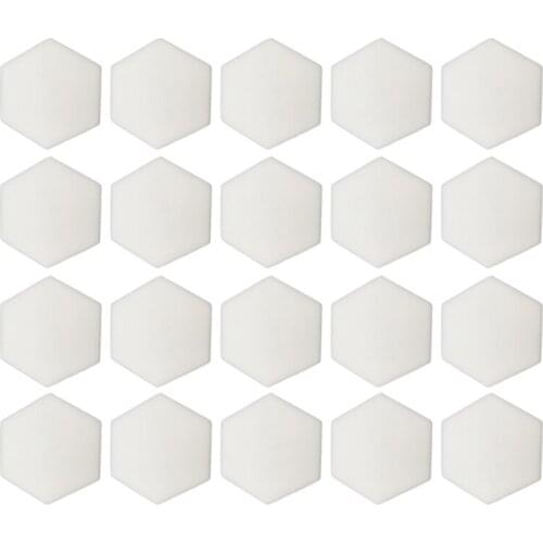 2021 New 20 Pieces Set Coral Frag Base Seawater Coral Fragment Hexagonal Disks Tiles