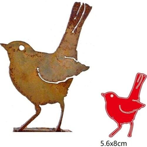 2021 New Arrival Snow Birds Branch Metal Cutting Dies 3D DIY Scrapbooking Carbon Sharp Craft Die Photo Invitation Cards Decorati