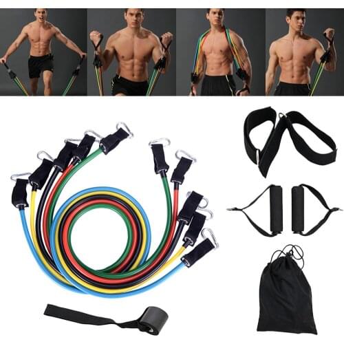 New Sport Equipment Upgrade Latex Resistance Bands Crossfit Training Body Exercise Yoga Tubes Pull Rope Chest Expander Pilates