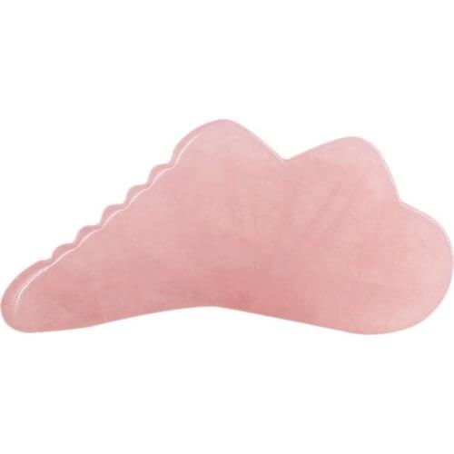 Facial Gua Sha Lymphatic Massage Jade Tool for Skin Detox and Rejuvenation Anti-Wrinkles Anti-Aging Facelift