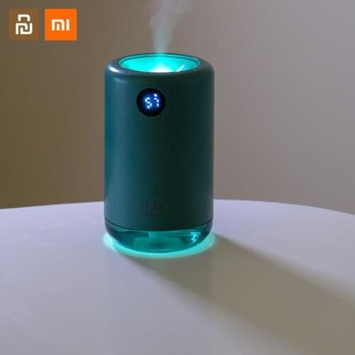 2020 xiaomi youpin new 500ml desktop wireless humidifier usb charging 2000 mAh office home mini humidifier with power display