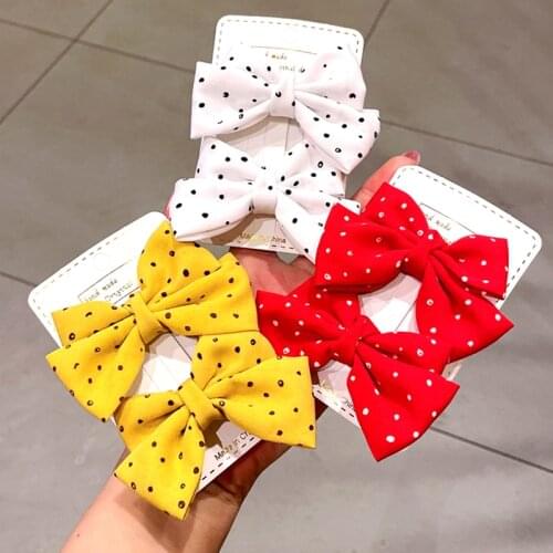 New Fashion Bow With Clips Elegant Double Layer Bowknot Hairpins Hair Clip For Women Girls Hair Accessories