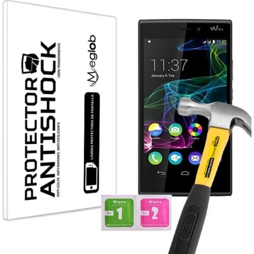 Protector de Pantalla Anti-Shock Anti-Golpe Anti-arañazos Compatible con Wiko Ridge Fab