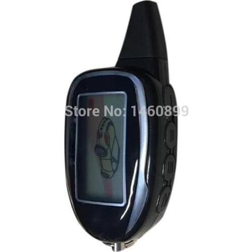 10PCS/lot LCD Remote Key For 10 PCS Scher-khan magicar 7 two way Car Alarm LCD remote control Keychain Sher khan magicar M7