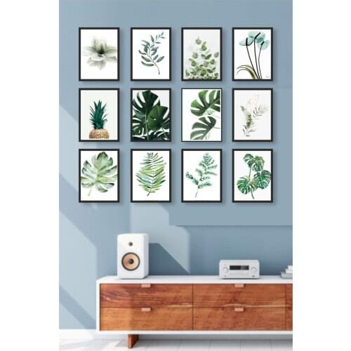 12 piece Frame Looking Mdf Table Decorative Wall Decoration Solid Gift Photo Printed Table Quality Printing Wall Decoration