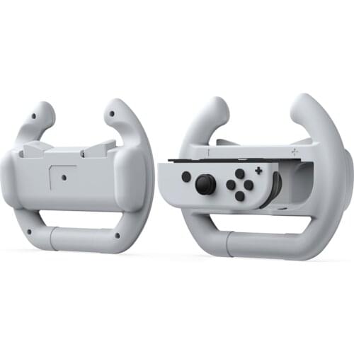 2pcs Game Steering Racing Handle Steer Wheel Holder for Nintend Switch NS Controller Gamepad Hand Grip