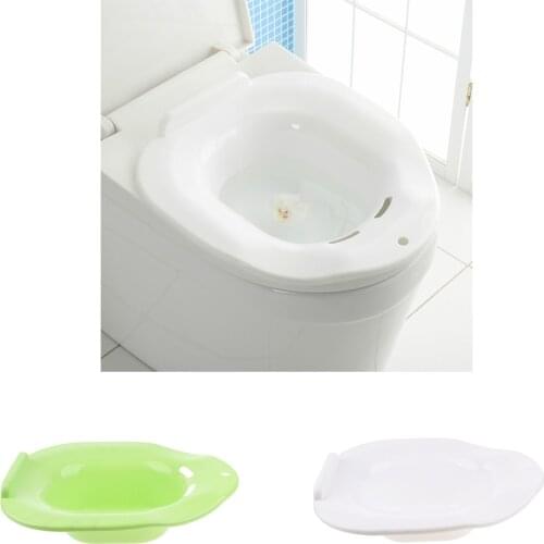2 Pcs High-Spa Sitz Bath Massage Hip Bath Tub Avoid Squatting for Hemorrhoids Patients Pregnant Maternity on the Toilet