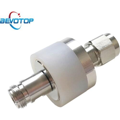 200W DC-Block N Male to Female DC-3.0GHz 50ohm RF Coaxial Block SWR 1.2 DC Blocker Connector High-Voltage DC Isolator 3000V