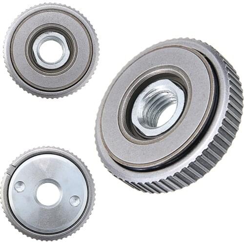 50mm M14 Locking Plate Chuck 45# Steel Clamping Nut Angle Grinder Tool Accessories Quick Release Clamping Nut