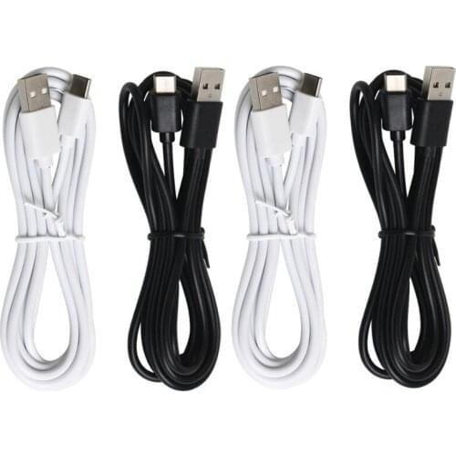 500pcs/lot Wholesale Black White Round Type C Micro USB 5pin 8pin Data Cable for HTC Xiaomi Huawei Iphone 0.25m/0.5m/1m/2m/3m