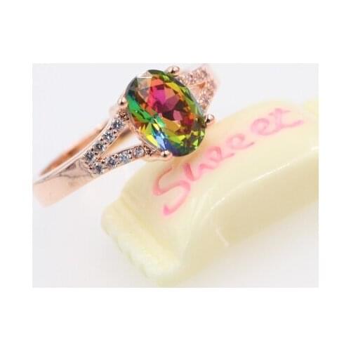 Free Shipping Fashion Jewelry 5 carat /3 carat Rose gold Color Austrian Crystal Eagagement Wedding ring for women Gift C055